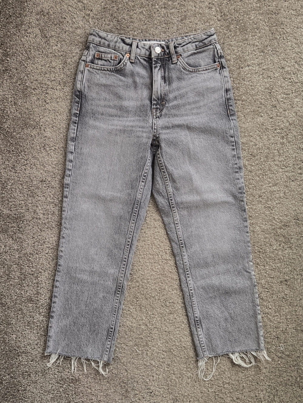 Topshop Straight Leg Jeans